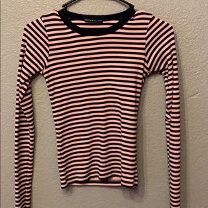 pink and blue long sleeve